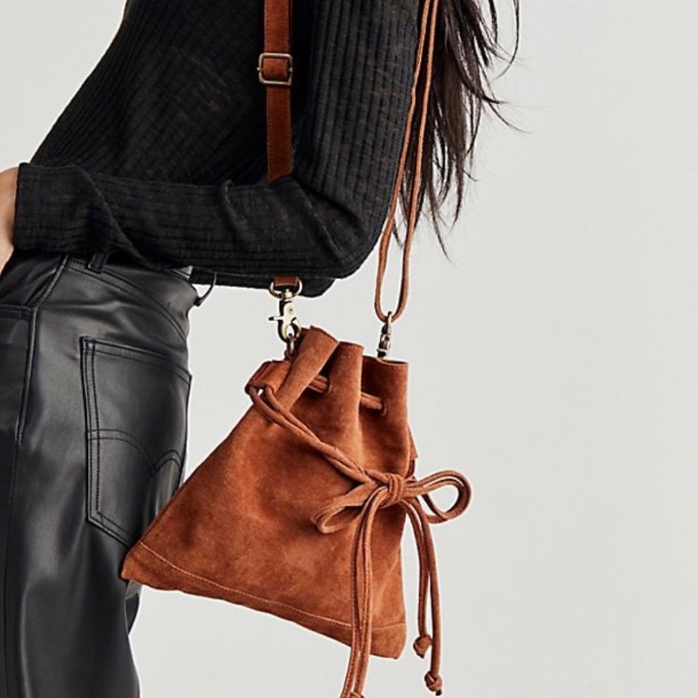 Free People Billie Suede Crossbody Bag